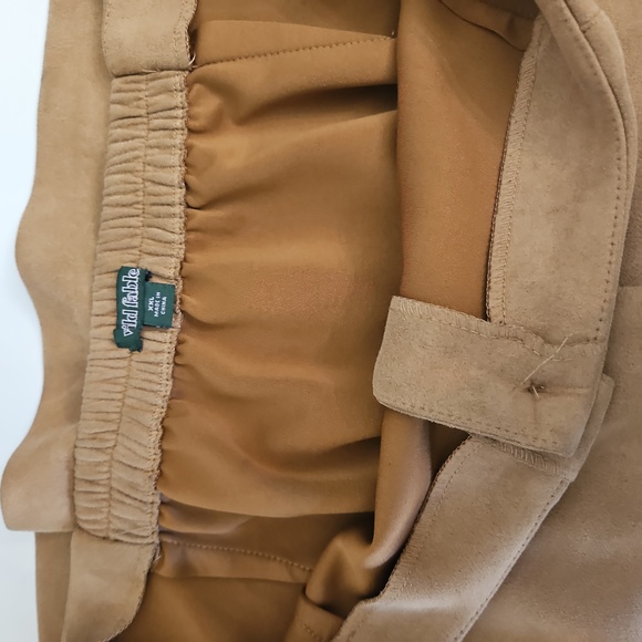 WILD fable Brown Faux Suede Button Front Button Mini Skirt Size XXL - Picture 5 of 8